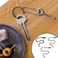 Chaînes à billes en acier verrouillables