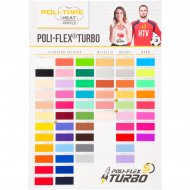 Carta de colores para vinilos Poli-Flex Turbo de Poli-Tape
