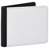 Sublimatable Wallet Coin Pouch Man Leatherette Black 10x12
