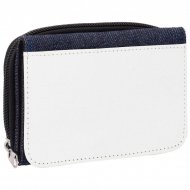 Sublimatable Denim Wallet Coin Pouch Zip 8x12