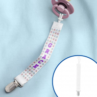 Attaches-tétines en tissu sublimable