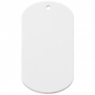Sublimable 4mm Plastic Pet Tag