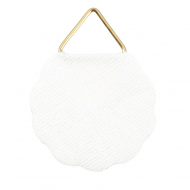 Crochets en tissu gommé