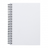 Cuaderno de anillas A5 con tapas de tela sublimable