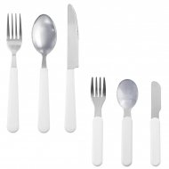 Stainless Steel Cutlery with a Sublimable Plastic Handle