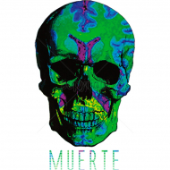 Diseño Transfer calavera muerte 