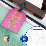 Sublimable MDF3 Suitcases Tags
