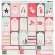 Étiquettes motifs de Noël