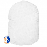 Housses de coussin ovales en peluche sublimable et rembourrages
