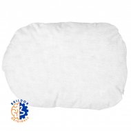 Housses de coussin ovales en peluche sublimable et rembourrages