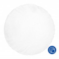 Housses de coussin rondes en peluche sublimables avec fermeture à rabat et remplissage
