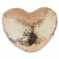 Sublimation Heart Sequin Cushion Covers