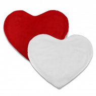 Sublimation Heart Cushion Covers - Plush Fabric