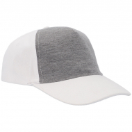 Gorra para sublimación combinada gris y blanco