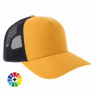 Two-Tone Rapper Cotton Trucker Caps