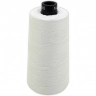 Sewing Thread AM12/3 100% Mercerised Cotton - 2,500m Bleached