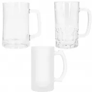 Sublimable Glass Beer Steins