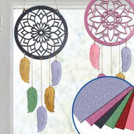 Plaques acryliques paillettes