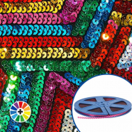 Paillettes rondes métalliques