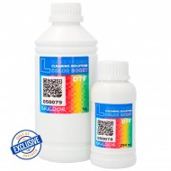 250ml and 1l bottles of DTF cleaning solution