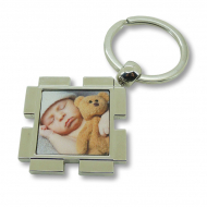 Llavero Metálico Rombo personalizado