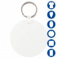 Porte-clés en plastique FRP sublimables