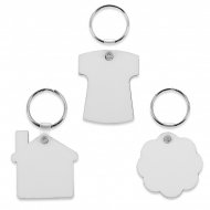Porte-clés en bois MDF3 double face sublimable - Foyer