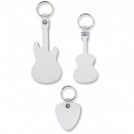 Porte-clés en bois DM3 double face sublimable - Musique