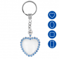 Porte-clés pour sublimation effet doming