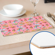 Manteles individuales aluminio sublimable base corcho