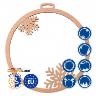 Wooden Frames for Christmas Baubles