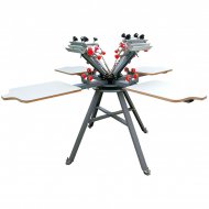 Screen Printing Machine - Manual - 4 Stations