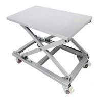 Table de machine réglable sur roulettes