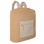 Backpack of Cotton and Jute