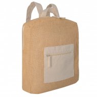 Sac à dos en coton et jute 