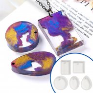 Silicone Molds for Pendants We R - Pack of 5 assorted units