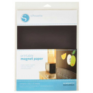 Papel magnético para impresión y corte Silhouette - Pack 4 hojas de 216x279mm