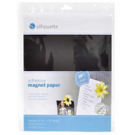 Papel magnético adhesivo Silhouette - Pack 4 hojas de 216x279mm