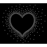 Diseño de pedrería Corazón
