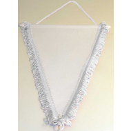 Banderín Triangular 300x200mm Blanco