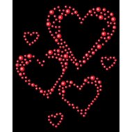 Diseño de pedrería Corazones