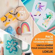 Échantillon de vinyles adhésifs de découpe - Loklik