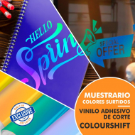 Muestrario de vinilos ColourShift SE 71 de Aslan