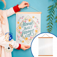 Porte-affiches en tissu sublimable