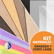 Kit de materiales para corte y grabado láser
