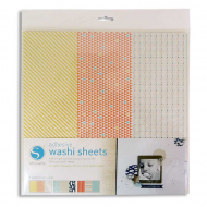 Papel adhesivo Washi Silhouette - Pack 3 hojas surtidas de 305x305mm