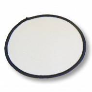 Parche Circular Termoadhesivo 80mm - Borde Azul