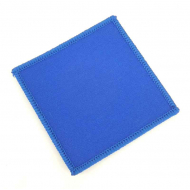 Parche Cuadrado Termoadhesivo 80x80mm Azul pack 10 uds