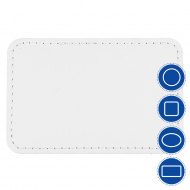 Sublimation Heat-Adhesive Patches of Leatherette