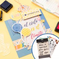 Acrylic Stamps - Words and Shapes